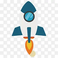 卡通手绘航空航天卡通火箭-空若网 卡通手绘航空航天卡通火箭-空若网