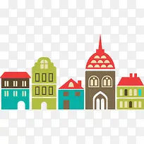 扁平化建筑物扁平化-空若网 扁平化建筑物扁平化-空若网