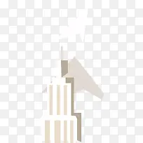 卡通白色楼-空若网 卡通白色楼-空若网