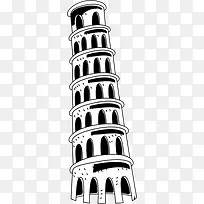 手绘建筑物时尚贺卡-空若网 手绘建筑物时尚贺卡-空若网