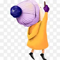 手绘可爱上学儿童-空若网 手绘可爱上学儿童-空若网