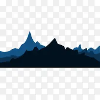 卡通手绘山山脉-空若网 卡通手绘山山脉-空若网