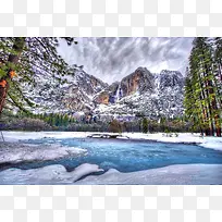 山林绿树镜面小湖-空若网 山林绿树镜面小湖-空若网