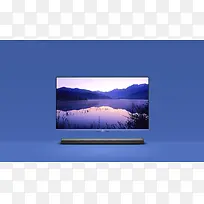 紫色湖水电视海报背景-空若网 紫色湖水电视海报背景-空若网