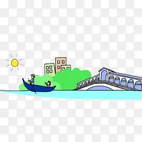 手绘船-空若网 手绘船-空若网