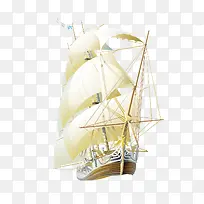 手绘矢量帆船素材-空若网 手绘矢量帆船素材-空若网