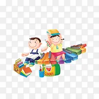 卡通图案装饰 卡通小人-空若网 卡通图案装饰 卡通小人-空若网