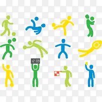 卡通彩色小人-空若网 卡通彩色小人-空若网