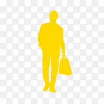 手绘女人剪影人物图片-空若网 手绘女人剪影人物图片-空若网