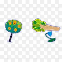 卡通手绘树-空若网 卡通手绘树-空若网