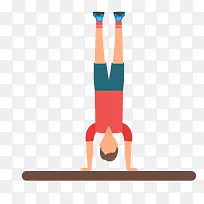 彩色扁平化倒立元素-空若网 彩色扁平化倒立元素-空若网