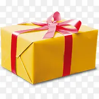 高清摄影黄色礼盒包装合成-空若网 高清摄影黄色礼盒包装合成-空若网