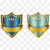 盾牌按钮矢量复古按钮-空若网 盾牌按钮矢量复古按钮-空若网