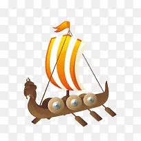 矢量海盗船素材-空若网 矢量海盗船素材-空若网