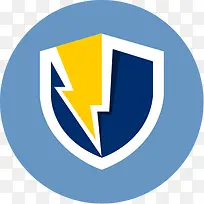 扁平化安全盾牌装饰-空若网 扁平化安全盾牌装饰-空若网