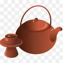 茶壶矢量卡通茶叶食物-空若网 茶壶矢量卡通茶叶食物-空若网
