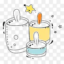 手绘玻璃杯-空若网 手绘玻璃杯-空若网