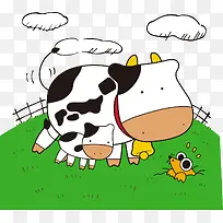 卡通创意奶牛-空若网 卡通创意奶牛-空若网