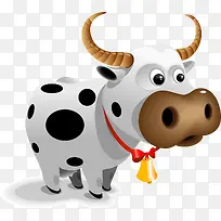 卡通创意可爱奶牛-空若网 卡通创意可爱奶牛-空若网
