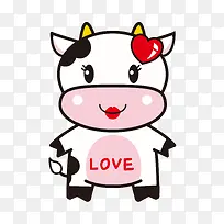 卡通可爱奶牛-空若网 卡通可爱奶牛-空若网