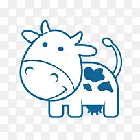可爱卡通小奶牛-空若网 可爱卡通小奶牛-空若网