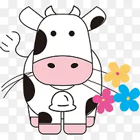 卡通可爱奶牛-空若网 卡通可爱奶牛-空若网