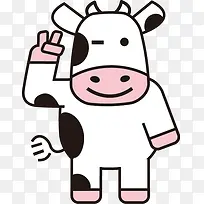 卡通可爱奶牛-空若网 卡通可爱奶牛-空若网
