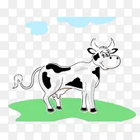 卡通可爱奶牛-空若网 卡通可爱奶牛-空若网