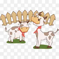 卡通可爱创意奶牛-空若网 卡通可爱创意奶牛-空若网