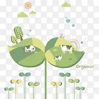 卡通可爱创意奶牛-空若网 卡通可爱创意奶牛-空若网