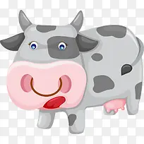 卡通可爱奶牛-空若网 卡通可爱奶牛-空若网
