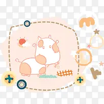 卡通可爱创意奶牛-空若网 卡通可爱创意奶牛-空若网