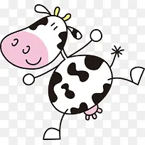 卡通可爱奶牛-空若网 卡通可爱奶牛-空若网