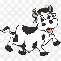 卡通动物 奶牛-空若网 卡通动物 奶牛-空若网
