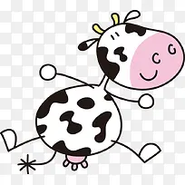 卡通可爱奶牛-空若网 卡通可爱奶牛-空若网