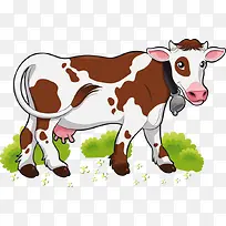 矢量卡通奶牛-空若网 矢量卡通奶牛-空若网