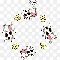 卡通可爱奶牛-空若网 卡通可爱奶牛-空若网