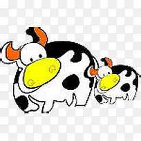 卡通可爱奶牛-空若网 卡通可爱奶牛-空若网