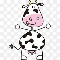 卡通可爱奶牛-空若网 卡通可爱奶牛-空若网