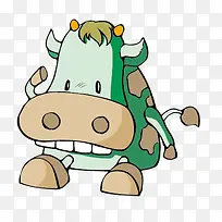 卡通奶牛设计素材-空若网 卡通奶牛设计素材-空若网