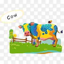 卡通可爱奶牛-空若网 卡通可爱奶牛-空若网