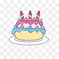 生日蛋糕卡通形象-空若网 生日蛋糕卡通形象-空若网