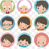 扁平化卡通形象素材-空若网 扁平化卡通形象素材-空若网