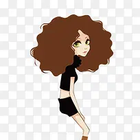 卡通少女-空若网 卡通少女-空若网