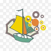 T恤图案卡通船-空若网 T恤图案卡通船-空若网