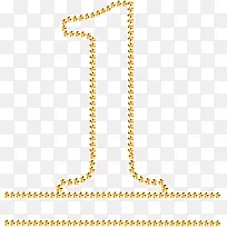 创意精品字体设计数字1-空若网 创意精品字体设计数字1-空若网