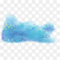 蓝色花纹水彩-空若网 蓝色花纹水彩-空若网