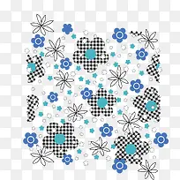 矢量彩色花纹背景素材-空若网 矢量彩色花纹背景素材-空若网