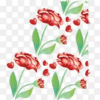 水彩画花纹-空若网 水彩画花纹-空若网