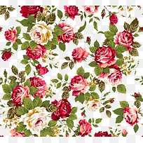 彩色手绘花朵花纹-空若网 彩色手绘花朵花纹-空若网